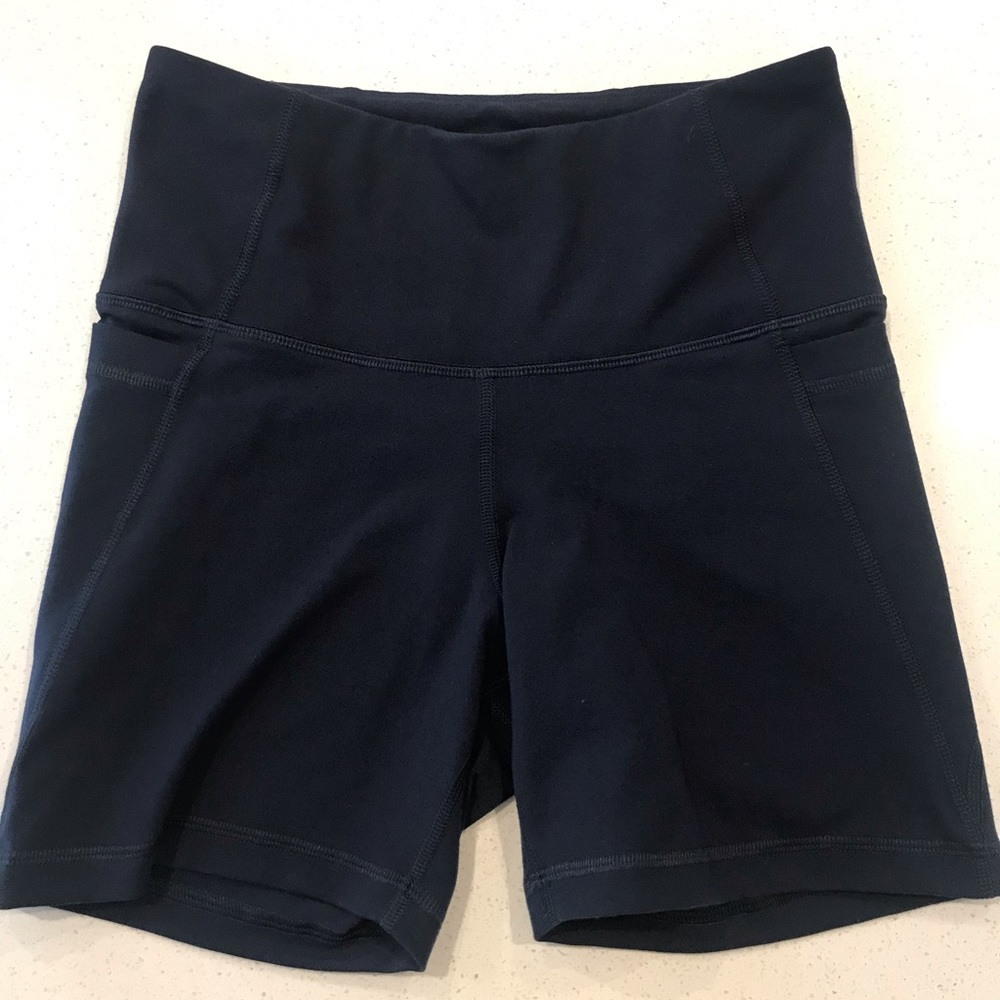 High-Waisted Compression Biker Shorts